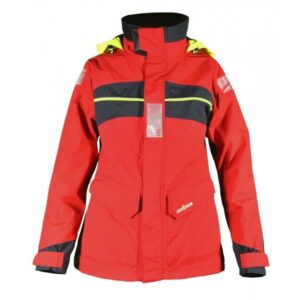 Bergen Offshore Ladies JKT Red-carbon S dydis