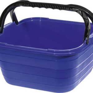 WASHING BOWL SQUARE WITH CARRYING HANDLE Kvadratinis dubuo su ra
